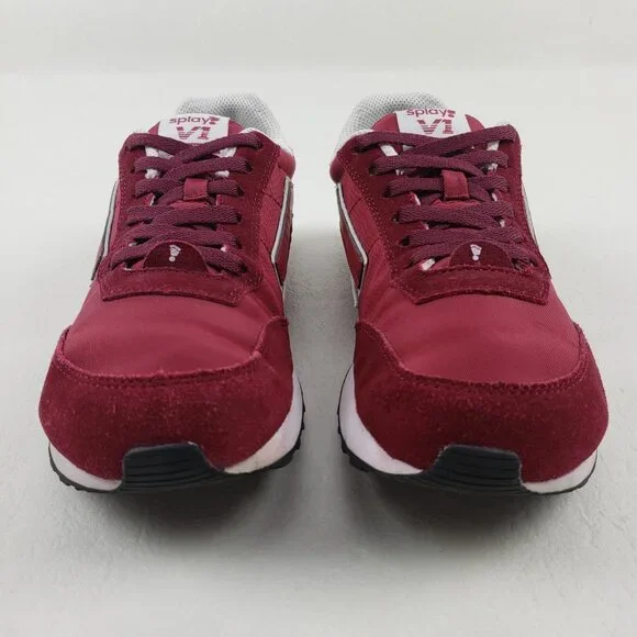 Splay Runner V1 Sneaker Womens 10 Red Suede Athletic Barefoot Zero Drop Shoe - Picture 4 of 12